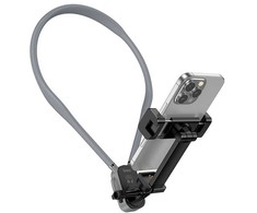 Neck universal phone holder Hoco K30 juodas pilka