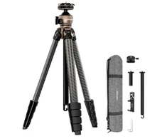 NEEWER CARBON FIBER TRAVEL TRIPOD, WITH 360°