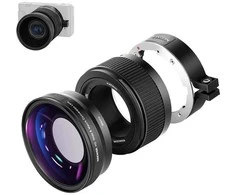 Neewer Naujesnis plataus kampo objektyvas, skirtas Sony ZV1 (juodas)