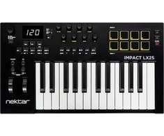 Nektar Impact LX 25 mkIII - MIDI keyboard 25 keys USB, juodas