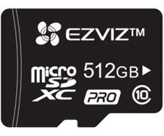 Mikro SD kortelė EZVIZ CS-CMT-CARDT 512GB, 10 kl.