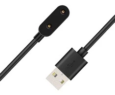 Hurtel HLH-10 Magnetic Charger for Huawei Band 6/7/8/9/10 Watch Fit 1/2/3 1m - Juodas