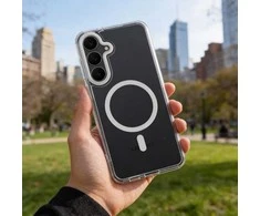 Oem Originalus „Motorola G56 Frame Clear Hybrid Mag Cover“ dėklas, suderinamas su „MagSafe“ permatomu dėklu.