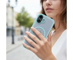Nešiojamas kompiuteris Oem Case for iPhone 17 Flexline Mag Cover compatible with MagSafe žalias