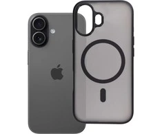 OEM dėklas, skirtas iPhone 17 Flexline Mag Cover, suderinamas su MagSafe juodas