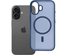 Dėklas Oem Case for iPhone 17 Flexline Mag Cover compatible with MagSafe navy mėlynas