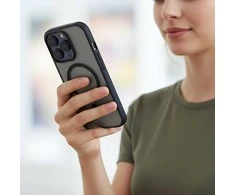 Nešiojamas kompiuteris Oem Case for iPhone 16 PRO Flexline Mag Cover compatible with MagSafe juodas