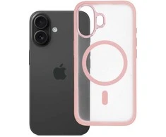 Nešiojamas kompiuteris Oem Originalus „iPhone 16 Flexline Mag“ dėklas, suderinamas su „MagSafe“, rožinis