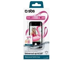 Dėklas Rožinė SBS Atsparus vandeniui Case 6.8 Rožinė