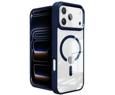 Nešiojamas kompiuteris ROAR case MAG BUMPER compatible with MagSafe for IPHONE 16 Pro navy mėlynas