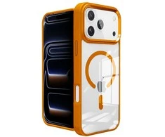 Nešiojamas kompiuteris ROAR case MAG BUMPER compatible with MagSafe for IPHONE 16 Pro oranžinis