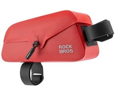 Rockbros 30120122004 Atsparus vandeniui Bicycle Frame Bag with Magnetic Closure 0.9L - Raudona