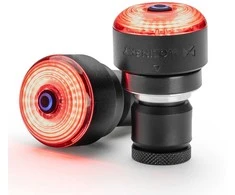 Wozinsky WIS-01 Atsparus vandeniui Smart Tail Lights 2 pcs - Juodas