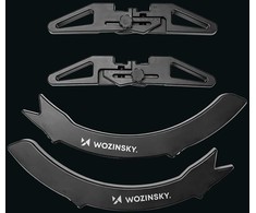 Wozinsky WSR-02 dviračių stovas, stabilus, dviračio ratams - juodas
