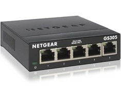 NETGEAR GS305 Unmanaged L2 Gigabit Ethernet (10/100/1000) Juodas