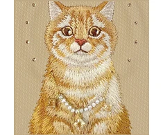 NIMMY dėklas LUCKY FASHION CAT suderinamas su MagSafe, skirtas IPHONE 18 Pro/17 Pro, ruda