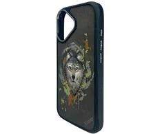 Nimmy Wolf MagSafe dėklas Apple iPhone 16 pilkos spalvos