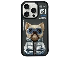 Nimmy Apple iPhone 16 Pro Max 6.9" dėklas telefonui juodos spalvos Cool&amp;Cute 2.0 Dog