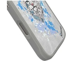 Nimmy Panther MagSafe dėklas Apple iPhone 16 Pro light pilkos spalvos