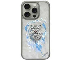 Nimmy Panther MagSafe dėklas skirtas Apple iPhone 16 Pro Max light pilkos spalvos