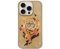 Nimmy Tiger MagSafe dėklas Apple iPhone 16 Pro light rudos spalvos