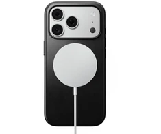 NOMAD leather case for IPHONE 18 Pro/17 Pro compatible with MagSafe (Modern Odinis dėklas Horween Leather) juodas