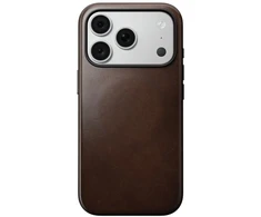 NOMAD odinis dėklas IPHONE 18 Pro/17 Pro, suderinamas su MagSafe (Modern Odinis dėklas Horween Leather) kaimiškos rudos spalvos