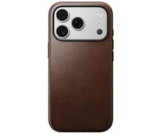 NOMAD odinis dėklas IPHONE 18 Pro/17 Pro, suderinamas su MagSafe (Modern Odinis dėklas Horween Leather) kaimiškos rudos spalvos
