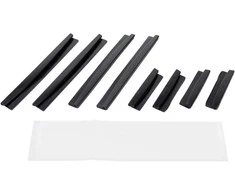 Oem Car door edge protector 8 pcs juodos spalvos