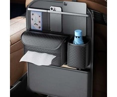 Oem Automobilio organaizeris for front seats with compartments D03 juodos spalvos