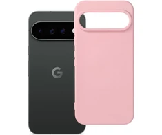 OEM dėklas Google Pixel 11 Pro XL iš silikono, pudros rožinės spalvos