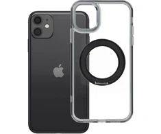 Oem Originalus „iPhone 11“ dėklas su apvaliu stovu, suderinamas su „MagSafe“ ir juodas