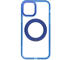 Dėklas Oem Case for iPhone 12 Frame Circle Stand compatible with MagSafe navy mėlynas