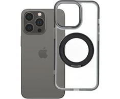 Oem Originalus „iPhone 13 PRO“ dėklas su apvaliu stovu, suderinamas su „MagSafe“ ir juodas
