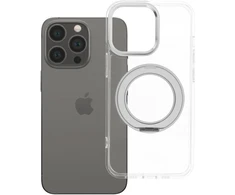 Oem Originalus „iPhone 13 PRO“ dėklas su apvaliu stovu, suderinamas su „MagSafe“ ir skaidriu dangteliu.