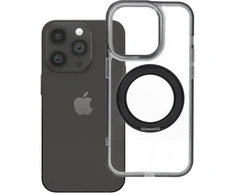 Oem Originalus „iPhone 14 PRO“ dėklas su apvaliu stovu, suderinamas su „MagSafe“ ir juodas