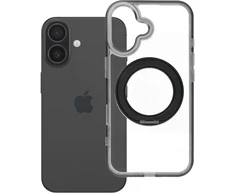 Oem Originalus „iPhone 16 Frame Circle“ dėklas, suderinamas su „MagSafe“ ir juodas