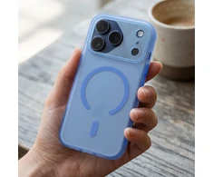 Hello Case Originalus „iPhone 16 PRO Aurora“ dėklas, suderinamas su „MagSafe“ mėlynas