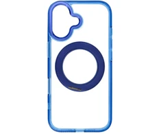 Dėklas Oem Case for iPhone 17 Frame Circle Stand compatible with MagSafe navy mėlynas