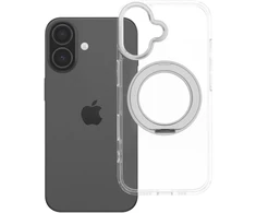 Oem Originalus „iPhone 17“ dėklas, apvalus stovas, suderinamas su „MagSafe“, permatomas