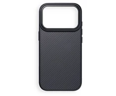 Dėklas Oem Case for iPhone 17 Pro / 18 Pro Carbon Elite Mag Cover compatible with MagSafe juodas