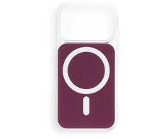 Dėklas Oem Case for iPhone 17 Pro / 18 Pro Clear Fusion Mag Cover compatible with MagSafe dark cherry