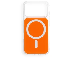 Dėklas Oem Case for iPhone 17 Pro / 18 Pro Clear Fusion Mag Cover compatible with MagSafe oranžinis
