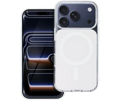 Dėklas Oem Case for iPhone 17 Pro / 18 Pro Clear Fusion Mag Cover compatible with MagSafe baltas