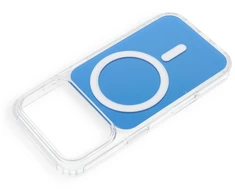 Dėklas Oem Case for iPhone 17 Pro / 18 Pro Clear Fusion Mag Cover compatible with MagSafe light mėlynas