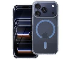 Oem dėklas, skirtas iPhone 17 Pro / 18 Pro Drop Glue Colorful Ring Mag dėklas, suderinamas su MagSafe, šviesiai mėlynas