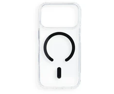 „Oem“ dėklas, skirtas „iPhone 17 Pro“ / „18 Pro“, su apsauga nuo kritimo, spalvotu žiedu, „Mag“ dangtelis, suderinamas su „MagSafe“, juodas