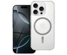 Oem dėklas, skirtas iPhone 17 Pro / 18 Pro, Drop Glue, spalvotas žiedas, Mag dėklas, suderinamas su MagSafe, pilka