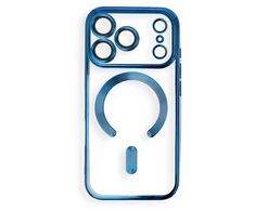 Dėklas Oem Case for iPhone 17 Pro / 18 Pro Electro Mag Cover, suderinamas su MagSafe, tamsiai mėlynas