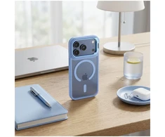 Dėklas Case for iPhone 17 Pro / 18 Pro Forcell F-Protect Shadow Stand Premium compatible with MagSafe light mėlynas